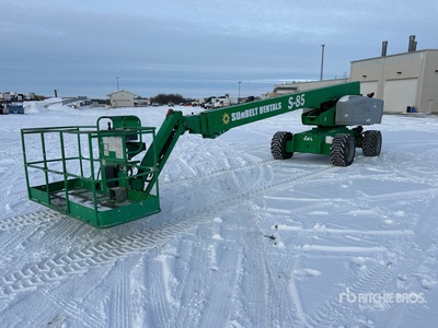 2016 Genie S-85 4WD Dual Fuel رافعة تليسكوبية بذراع تطويل