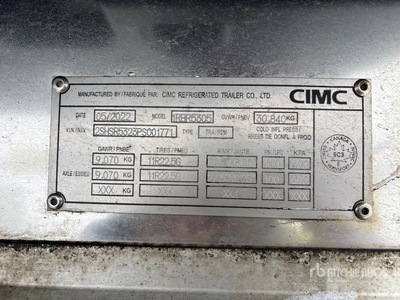 2023 Vanguard 53 ft x 102 in T/A Refrigerated Trailer