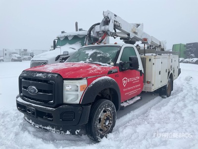 Altec AT37G on 2012 Ford F-550 XL 4x2 Bucket Truck (Inoperable)