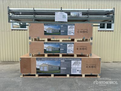 2025 AGR MS3150 31 ft x 50 ft Metal Opslag Gebouw
