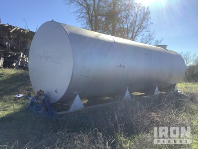 10716 gal Skid Mounted Steel Diesel 3"fittings Diesel Fuel Tank (Inoperable)