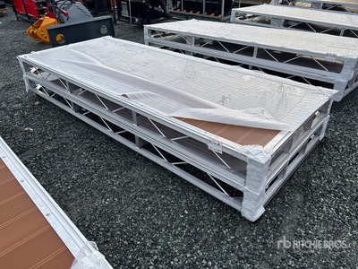 Quantity of (2) 2025 BYT BDF6 6 ft x 8 ft Aluminum Boat Dock Section Kit (Unused)