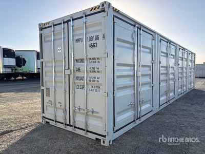 2025 40 ft High Cube Multi-Door Storage Container