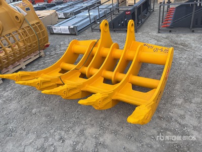 2025 TOFT TOFT10R 64 in Excavator Rake - Fits Cat 336 (Unused)