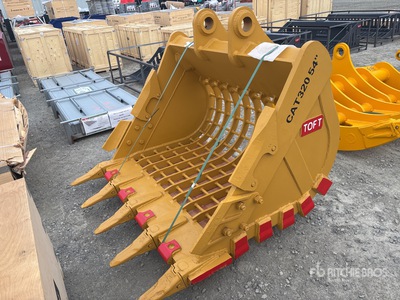 2025 TOFT CAT320 54 in Skeleton Excavator Bucket (Unused)