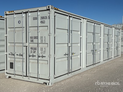 2025 40 ft High Cube Multi-Door Storage Container