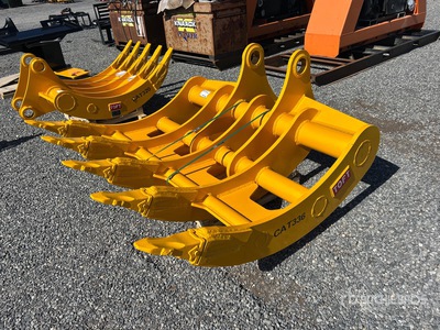 2025 TOFT TOFT10R 65 in Excavator Rake - Fits Cat 336 (Unused)