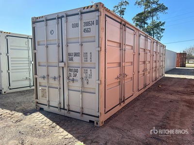 2025 40 ft High Cube Multi-Door Contenedor de almacenamiento