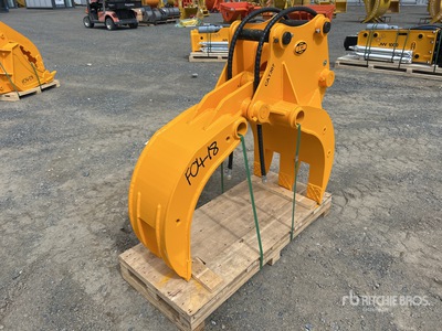 2025 JW ASC50 Q/C Excavator Grapple - Fits 4 - 7 ton (Unused)