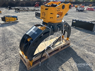 2025 JW JW04G Q/C Rotating Excavator Grapple - Fits 4 - 8 ton (Unused)