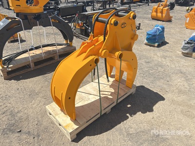 2025 JW ASC50 Q/C Excavator Grapple - Fits 4 - 7 ton (Unused)