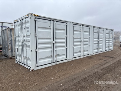 2025 40 ft High Cube Multi-Door Storage Container