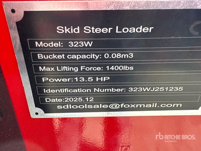 2026 SDLOOL SL-323W Mini Skid Steer Loader (Unused)