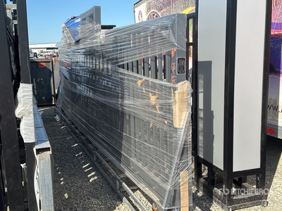 2026 SKLP SK-D6 Wrought iron linear door Doors (Unused)