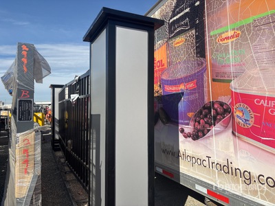 2026 SKLP SK-ET60 20 ft x 7 ft Wrought Iron Electric Driveway Gate (Unused)