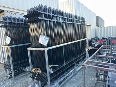 Quantity of (20) 2026 SKLP SK-N20 10 ft x 7 ft Powder Coated Zaun (Unused)