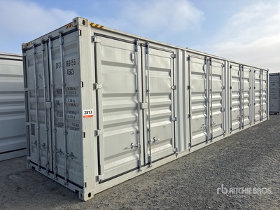 2025 40 ft High Cube Multi-Door Storage Container