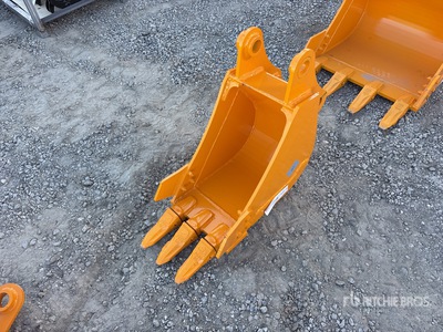 2026 GIYI GY-BK 12 in Digging Excavator Bucket - Fits Cat 305 (Unused)