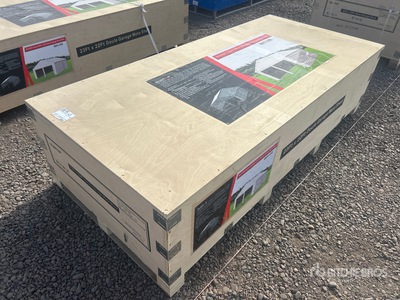 2026 SUNTOP S2322 Double Garage Metal Shed (Unused)