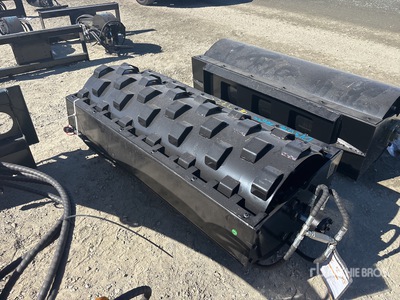 2026 GIYI GY-CW70 59 in Padfoot Skid Steer Vibratory Roller (Unused)