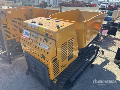 2026 SDLOOL SL-X1200J Stand-On Swivel Mini Crawler Chariot à béton (Unused)