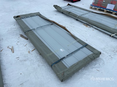 Quantity of (100) 2026 SKLP SKL100 Galvalume Steel Siding Roofing (Unused)