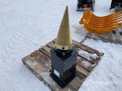 2025 GIYI GY-NWSЗ8 38 in Auger Skid Steer Log Splitter (Unused)