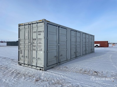 2025 40 ft High Cube Multi-Door Storage Container