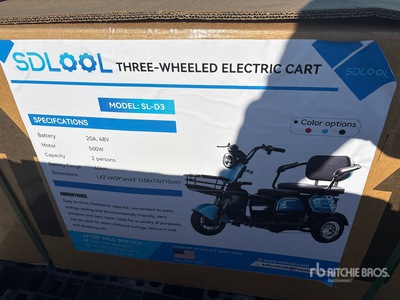 2026 SDLOOL SL-D3 Three Wheeled Electric عربة الادوات  (Unused)