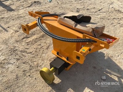 2026 GIYI AD680 Enfonce-pieu pour chargeuse à différentiel (Unused)