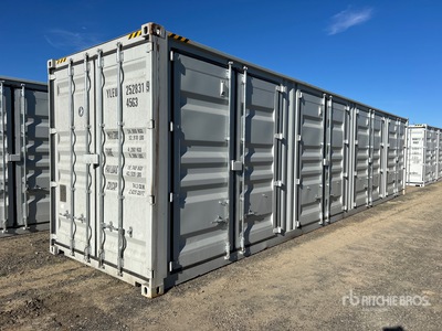 2025 40 ft High Cube Multi-Door Storage Container