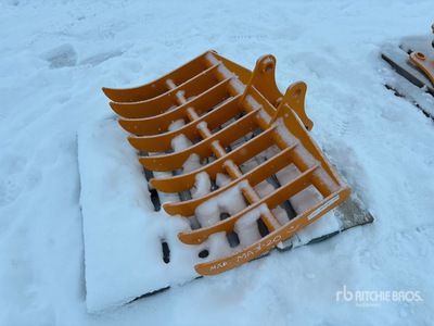 2026 GIYI 45 in Cat 307 Râteau de pelleteuse - Fits Cat 307 (Unused)