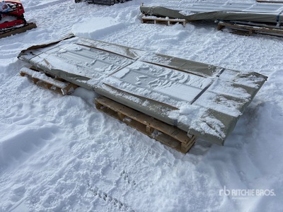 Quantity of (50) 2026 SKLP SK-XH50 10 ft x 3 ft Corrugated Tin Siding