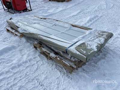 Quantity of (100) 2026 SKLP SKL100 10 ft x 3 ft Corrugated Tin Siding