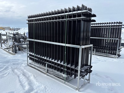 Quantity of (20) 2026 SKLP SK-N20 Powder Coated 10 Ft x 7 Ft Clôture (Unused)