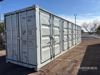 2025 40 ft High Cube Multi-Door Storage Container