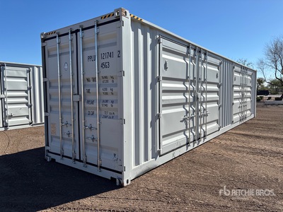 2025 40 ft High Cube Multi-Door Storage Container