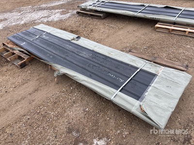 2026 SKLP SKH50 12ft x 3 ft Corrugated Tin Siding (Unused)