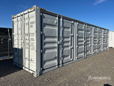 2025 40 ft High Cube Multi-Door Storage Container