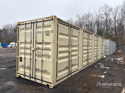 2026 40 ft High Cube Multi-Door Storage Container