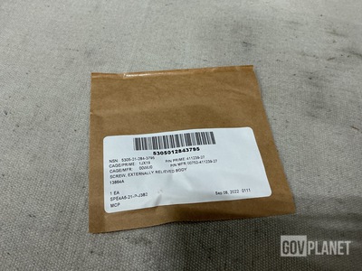 (498) Indian Aerospace 411239-27 Externally Relieved Body Screws