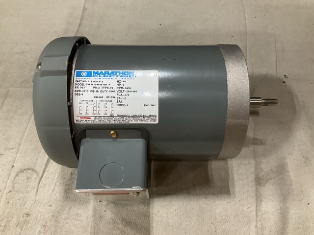 (3) Marathon Electric 113.000.973 Electric Motors