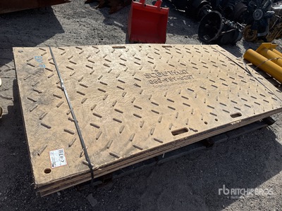 Quantity of (10) Bigfoot 4 ft x 8 ft Matten