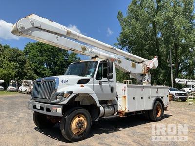 2013 Altec AA755 55 ft on 2014 International 7300 4x4 Cable Placer شاحنة دلو