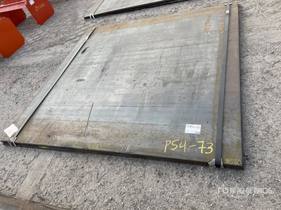 2025 Kit Containers 6 ft 6 in x 6 ft 8 in (2 in Thick) Steel Plates