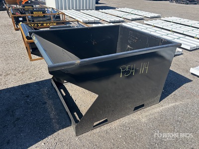 2025 Kit Containers 1.5YFT-SST Skid Steer Dump Hopper