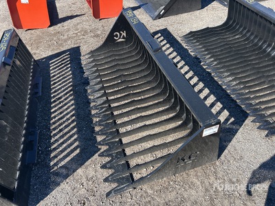 2025 Kit Containers QT-SB-H76-V3 72 in Godet de Criblage pour Chargeuse à Direction à Glissement