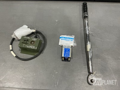 (1) Circuit Breaker, (1) Switch Box, (5) Torque Wrench Adapters & Assorted Items