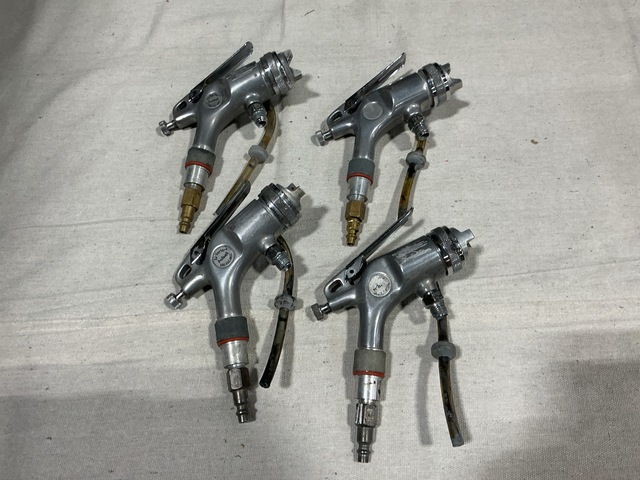 (4) AirVerter ProTouch Paint Spray Guns