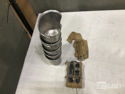 (42) Water Canteen Cups, (52) Ammunition Magazine Pockets & Assorted Items